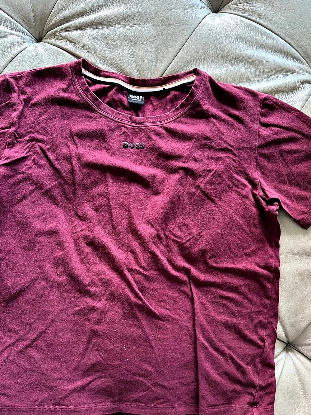 BOSS Short Sleeve Tee in Pink Size Small